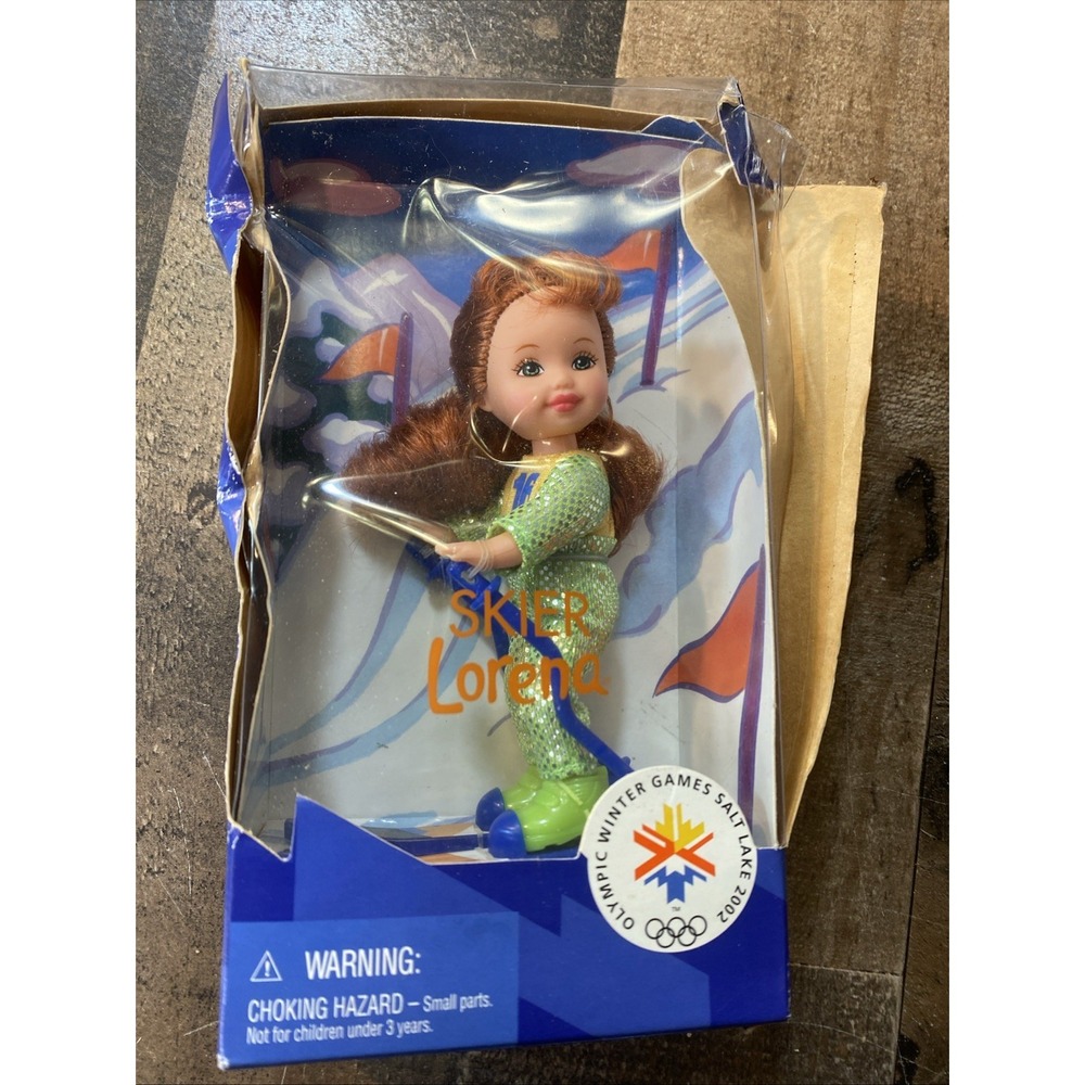 Barbie Kelly Club Doll Skier Lorena 2002 Winter Olympic Games New Vintage‎